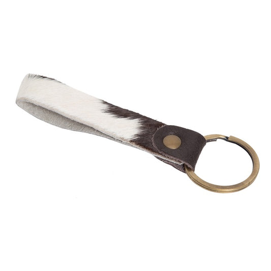 Cowhide Keyring