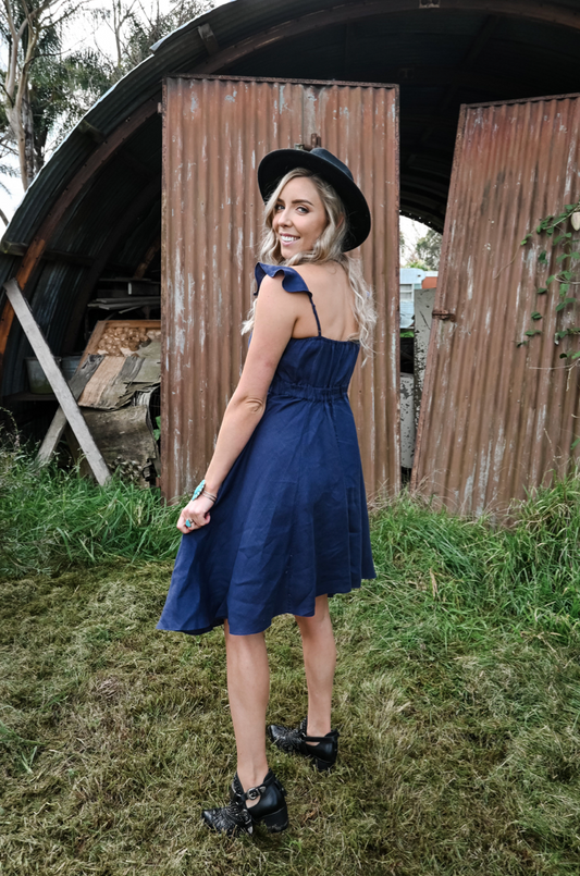 Mia Linen Dress