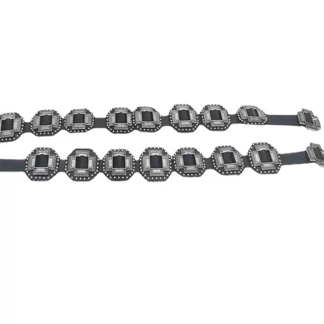 Black Concho Belt