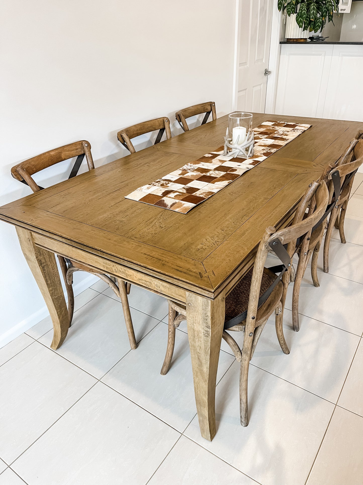 Cowhide Table Runner